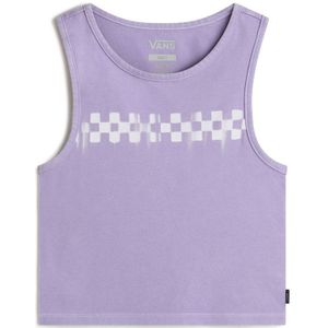 VANS Shirt  donkerlila / wit