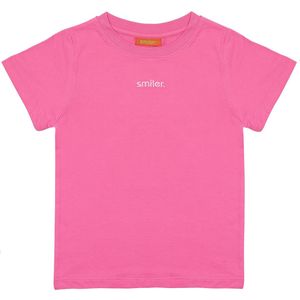 smiler. Shirt 'mini-laugh.'  lichtroze / offwhite