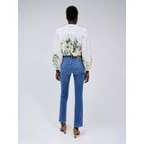 Jeans - Blauw - Katoen/Polyester/Elastaan - Slim Fit - Middelhoge Taille