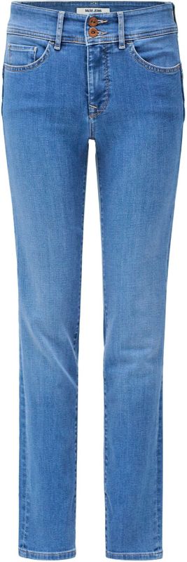 Jeans - Blauw - Katoen/Polyester/Elastaan - Slim Fit - Middelhoge Taille