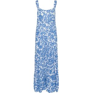 Kaffe Jurk 'Valery'  hemelsblauw / wit