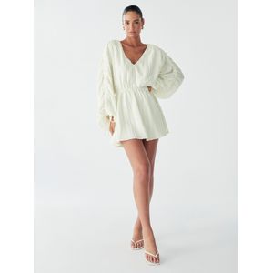 BWLDR Jurk 'Wright'  pasteelgeel