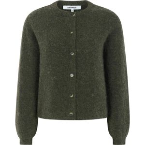 Soft Rebels Gebreid vest 'SRAllison'  donkergrijs