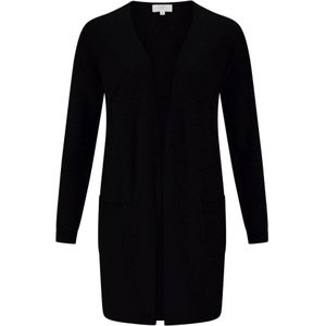 CASH-MERE.CH Gebreid vest  zwart