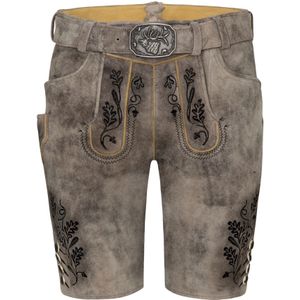 SPIETH & WENSKY - Klederdracht Broek - Bruin - Leer - Knielengte