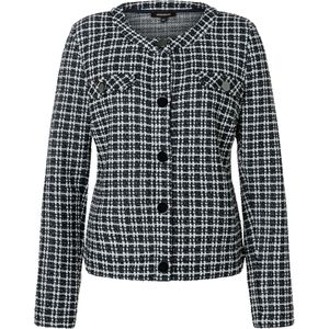 MORE & MORE Gebreid vest  navy / wit