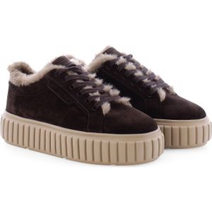 Kennel & Schmenger Sneakers laag 'Zap'  donkerbruin