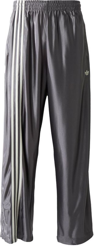 ADIDAS ORIGINALS Broek 'ADIBREAK'  donkergrijs / wit