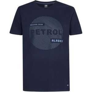Petrol Industries Shirt  nachtblauw / grijs