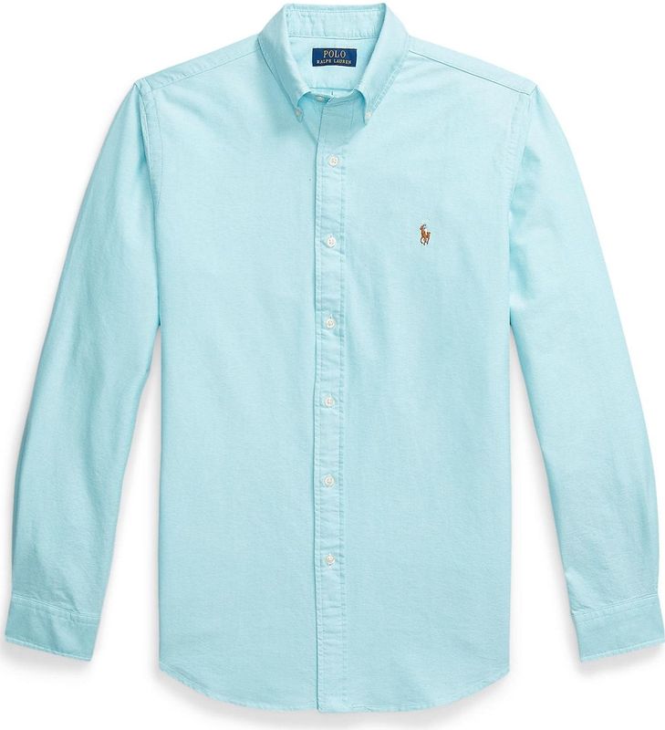 Polo Ralph Lauren Overhemd  blauw / turquoise / mokka / wit