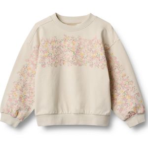 Gebreide Trui - Bloemenprint - Katoen - Lange Mouwen - Normale Pasvorm