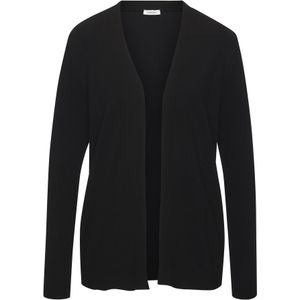 Lascana - Cardigan - Zwart - Lange Mouwen - Heuplang - Ruimvallend