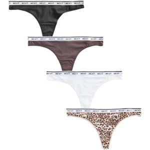 Next String  bruin / donkerbruin / zwart / wit