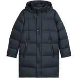 Marc O'Polo - Gewatteerde Jas - Donkerblauw - Met Capuchon - Waterdicht