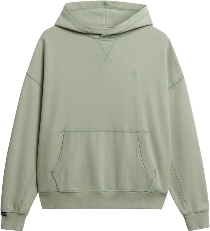 Superdry - Sweatshirt - Pastelgroen - Oversized - Capuchon