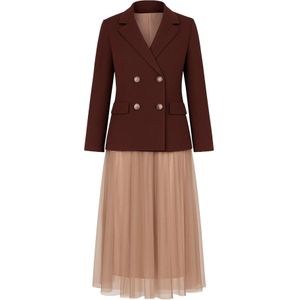 MODAMIHRAM Kostuum  nude / bruin