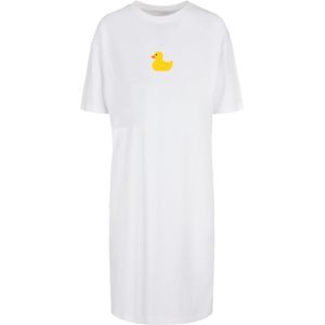 F4NT4STIC Jurk  geel / wit