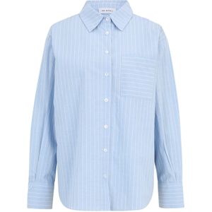 OH APRIL Blouse 'Nia'  lichtblauw / wit