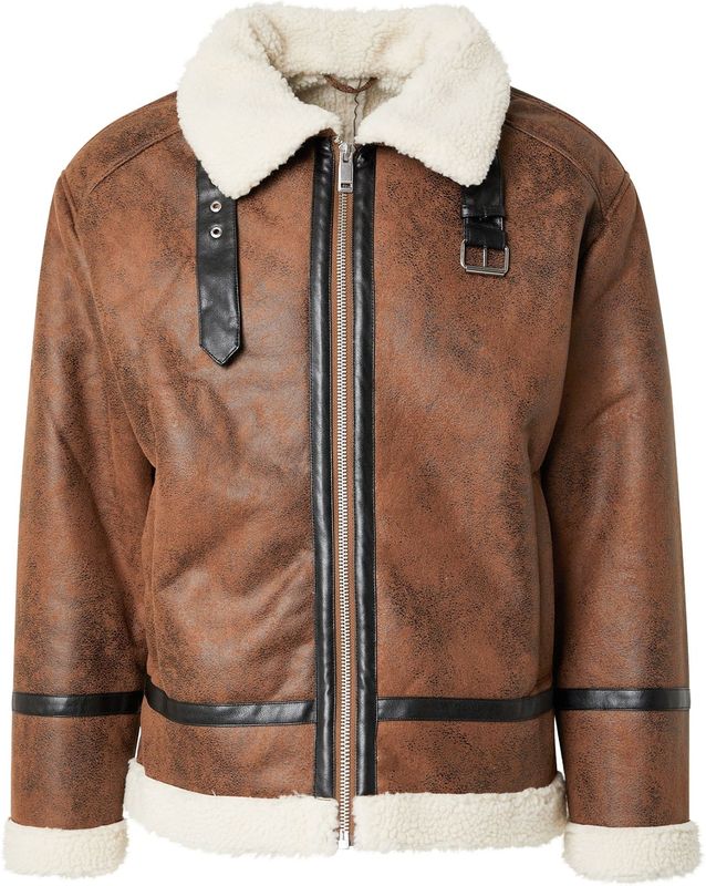 Lindbergh - Tussenjas - Bruin - Bikerjack - Licht Gevoerd