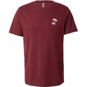 CONVERSE Shirt 'OOTW'  donkerrood / wit