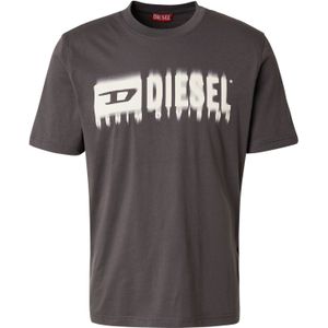 Diesel T Adjust Q7 T-shirt Met Korte Mouwen Grijs L Man