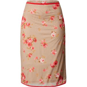 Bella x ABOUT YOU Rok 'Tania'  beige / groen / rood / wit