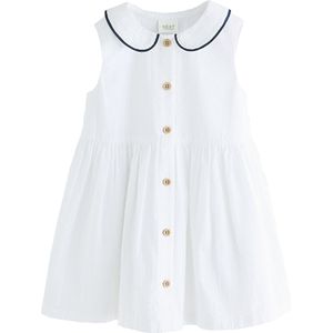 Next Jurk  donkerblauw / wit