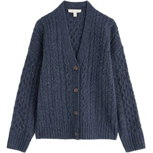 Seasalt Cornwall Gebreid vest 'Newlyn'  marine