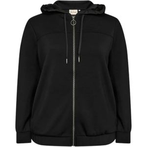 Wasabi Concept Sweatvest 'SABINA '  zwart