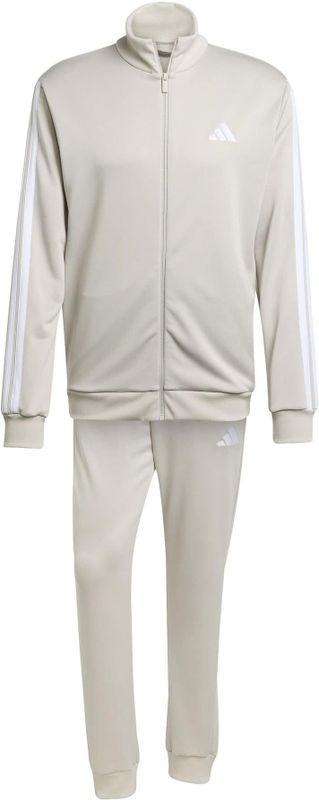 adidas - Sportswear Basic 3 Stripes - Trainingspak - Zwart - French Terry