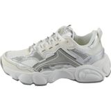 BUFFALO Sneakers laag  zilver / wit