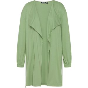 Ulla Popken - Gebreid Vest - Pastelgroen