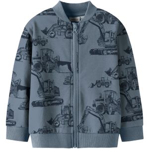 NAME IT Sweatvest 'NMMStorm'  smoky blue / duifblauw