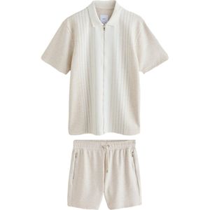 Next Joggingpak  beige / wit