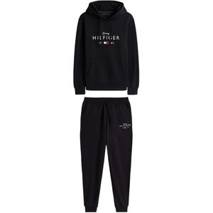 TOMMY HILFIGER Joggingpak  navy / rood / zwart / wit