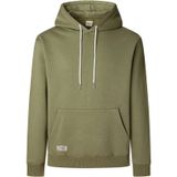 Pepe Jeans - Thyssen - Sweatshirt - Kaki - Capuchon met Trekkoord