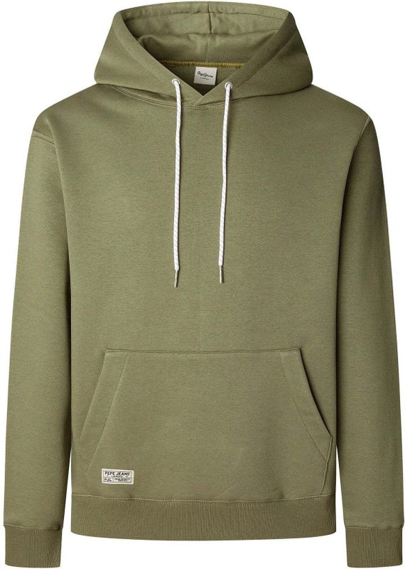 Pepe Jeans - Thyssen - Sweatshirt - Kaki - Capuchon met Trekkoord
