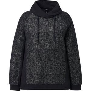 Ulla Popken Sweatshirt  zwart
