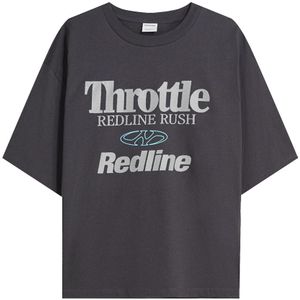 Bershka Shirt  aqua / grijs / antraciet