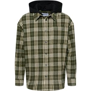 ABOUT YOU Tussenjas 'Nathan'  crème / donkergroen / zwart