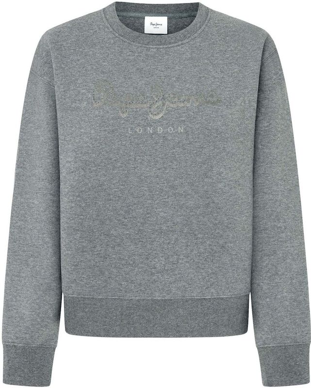 Pepe Jeans - Francesca - Dames Sweatshirt - Effen Kleur - Casual Stijl