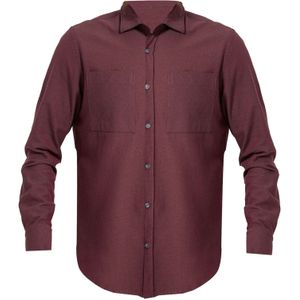 By Diess Collection Overhemd  grijs / bordeaux
