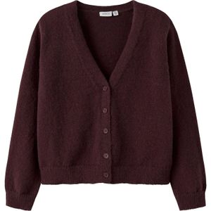 Gebreide Cardigan - Regular Fit - V-hals - Lange Mouwen - Knoopsluiting