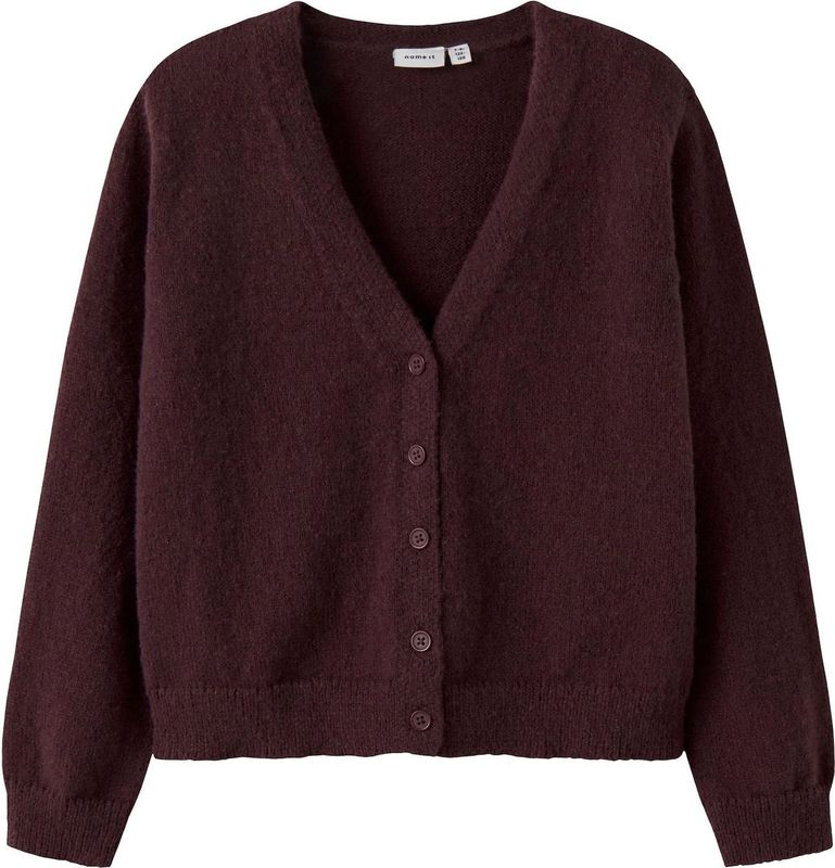 Gebreide Cardigan - Regular Fit - V-hals - Lange Mouwen - Knoopsluiting