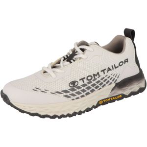 TOM TAILOR Sneakers laag  lichtbeige / zwart