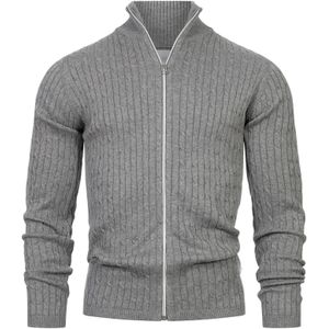 Kronstadt Gebreid vest  grijs gemêleerd