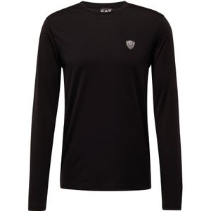 Emporio Armani EA7 - Long Sleeve Top - Zwart - Viscose