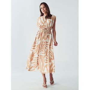 Willa Jurk 'Carol'  pasteloranje / wit