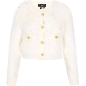 faina Gebreid vest 'Fashion Look'  offwhite