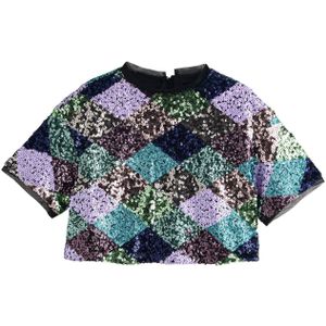 Next Shirt  groen / jade groen / aubergine / sering